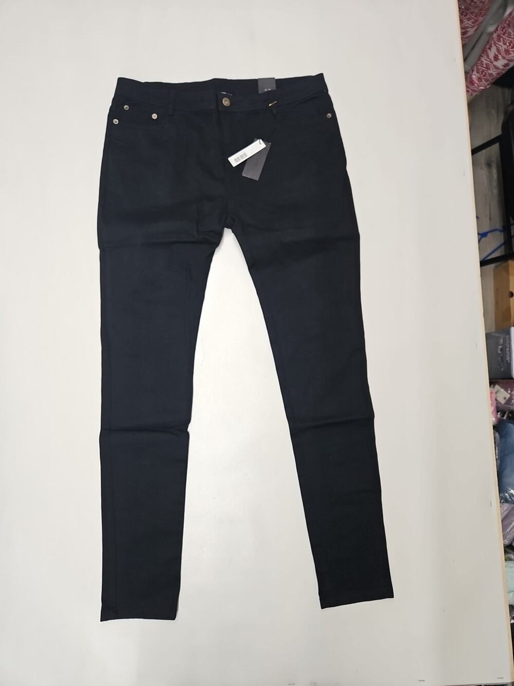 Riflessi Woman's Jeans Size 19/20 Color Black New